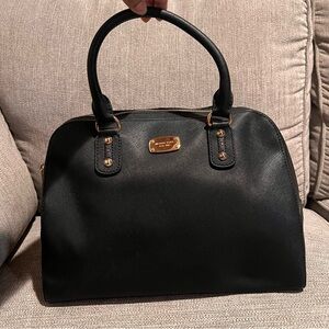 Michael Kors Black Leather Bag